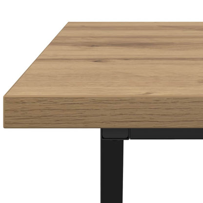 Tavolino da salotto Rovere artigianale 100 x 50 x 40 cm