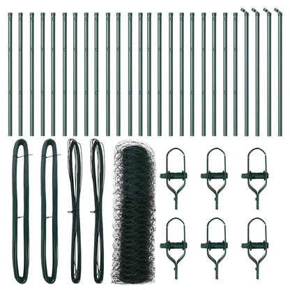 Palo della recinzione Verde 50 x 0,6 m (rete a maglia 50 mm)