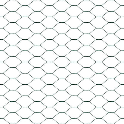 Recinzione con pali. Verde 0.6 x 100 m Acciaio rivestito in PVC