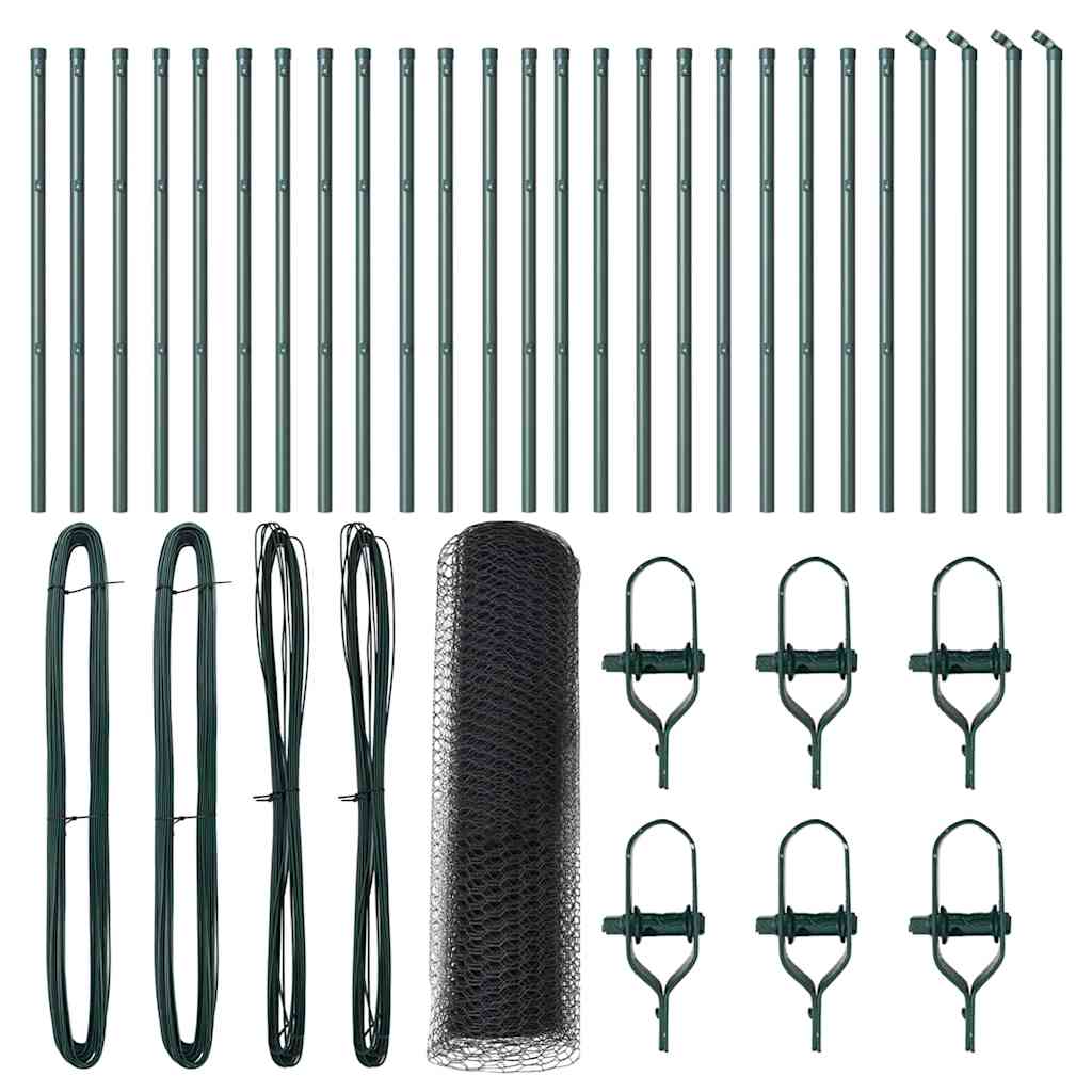 Palo della recinzione Grigio 50 x 0,6 m (rete da 13 mm)