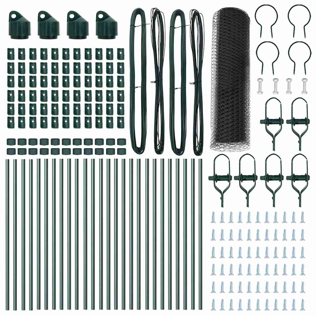 Palo della recinzione Grigio 50 x 0,6 m (rete da 13 mm)