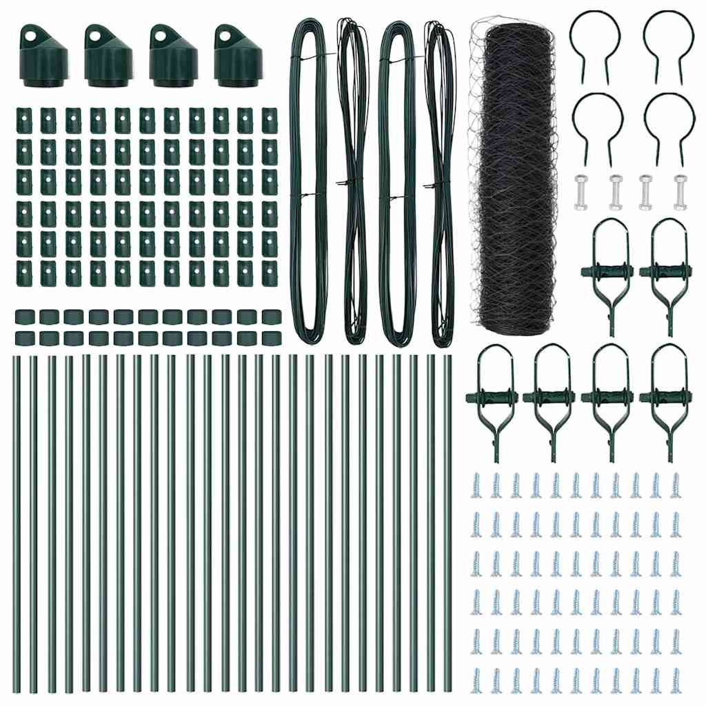 Palo della recinzione Grigio 50 x 0,6 m (maglia 36 mm)