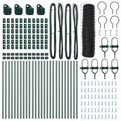 Palo della recinzione Grigio 50 x 0,6 m (maglia 36 mm)