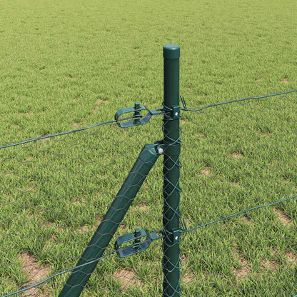 Recinzione con pali. Grigio 0.4 x 100 m