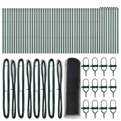 Recinzione con pali. Grigio 0.4 x 100 m