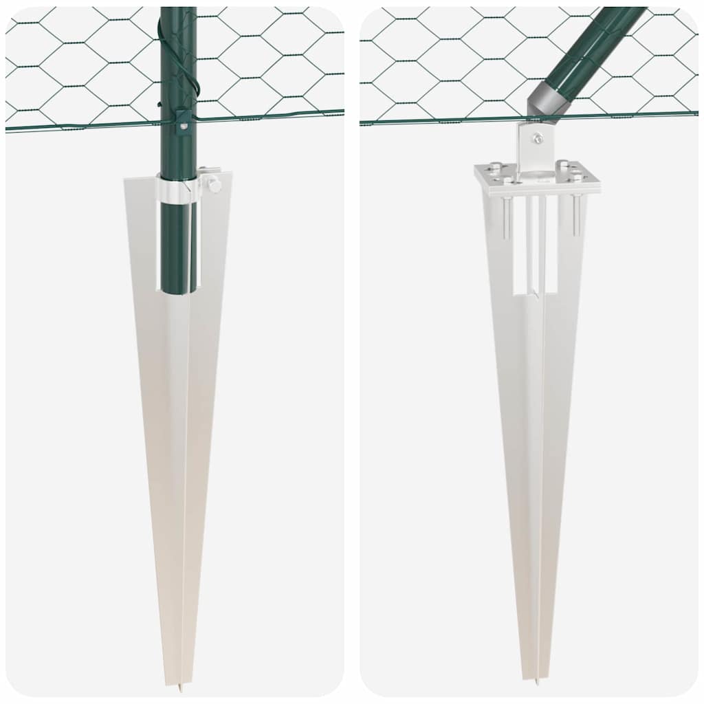 Palo della recinzione Verde 50 x 0,4 m (rete 36 mm)