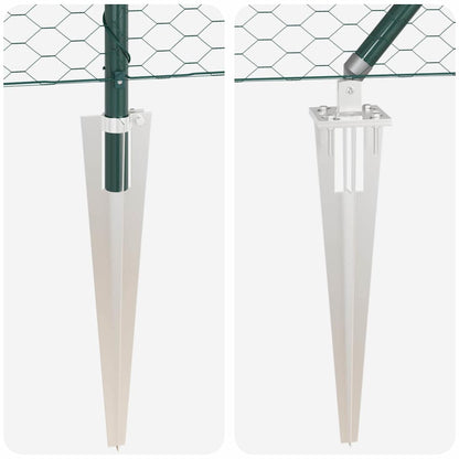 Palo della recinzione Verde 50 x 0,4 m (rete 36 mm)