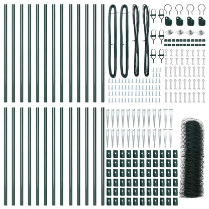 Palo della recinzione Verde 50 x 0,4 m (rete 36 mm)