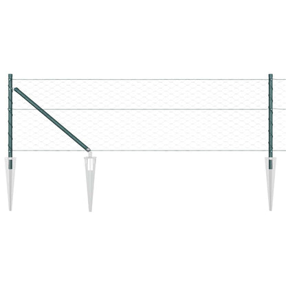 Palo della recinzione Verde 50 x 0,6 m (rete a maglia 50 mm)