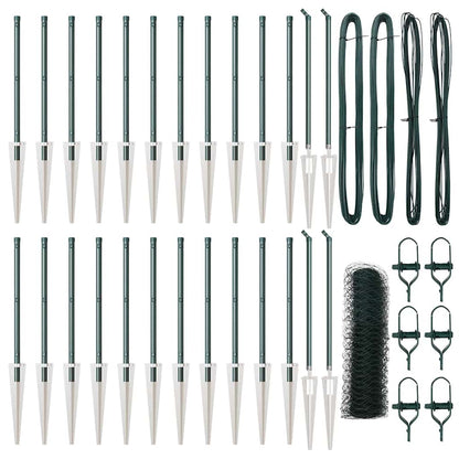 Palo della recinzione Verde 50 x 0,6 m (rete a maglia 50 mm)