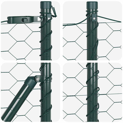 Recinzione in rete saldata con punte 100 x 0,6 m (L x H)