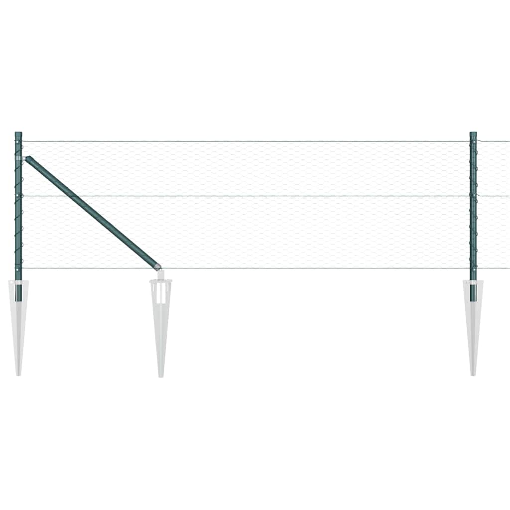 Recinzione in rete saldata con punte 100 x 0,8 m (L x H)