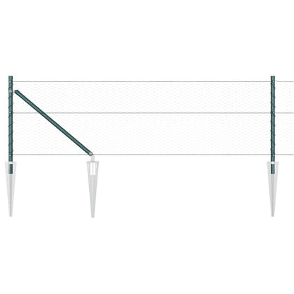 Recinzione in rete saldata con punte 100 x 0,8 m (L x H)