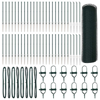 Recinzione in rete saldata con punte 100 x 0,8 m (L x H)