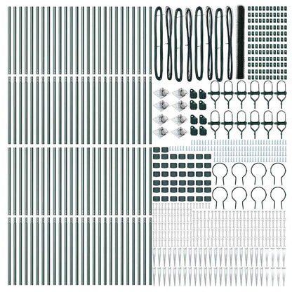 Recinzione in rete saldata con punte 100 x 1,6 m (L x H)