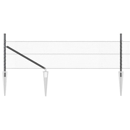 Recinzione in rete saldata con punte 10 x 0,4 m (P x H)