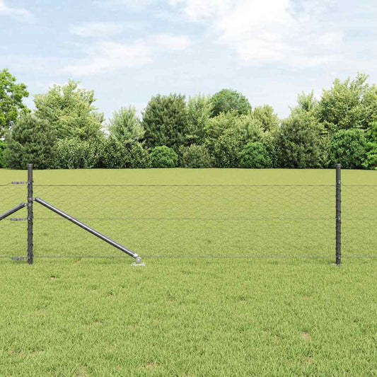Recinzione in rete saldata con punte 10 x 0,5 m (L x H)