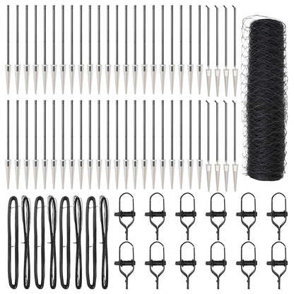 Palo della recinzione Grigio 100 x 0,6 m (rete 36 mm)