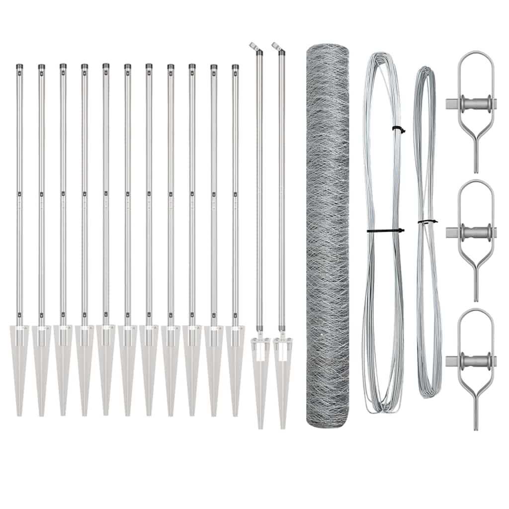 Palo della recinzione Argento | homemem39