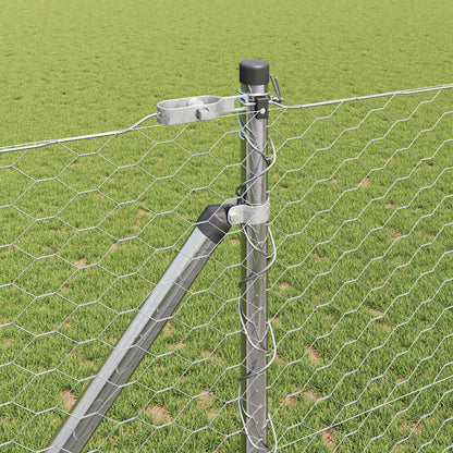 Recinzione in rete saldata con punte 25 x 1,4 m (P x H)