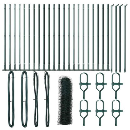 Palo della recinzione Verde 50 x 0,4 m (rete 36 mm)