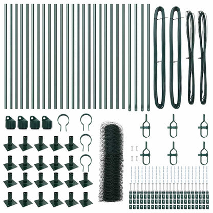 Palo della recinzione Verde 50 x 0,6 m (rete a maglia 50 mm)