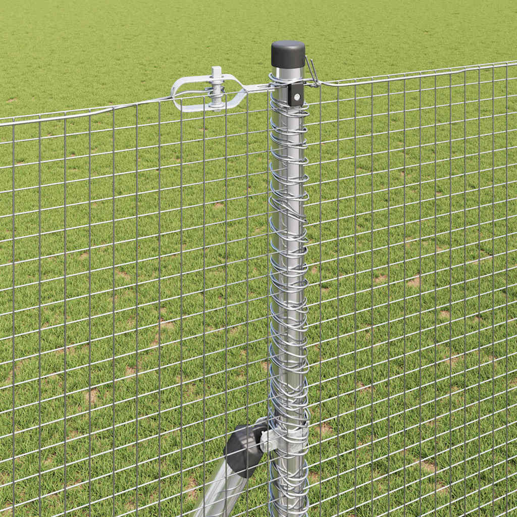 Palo della recinzione Argento 25 x 1,5 m (19 x 19 mm rete)