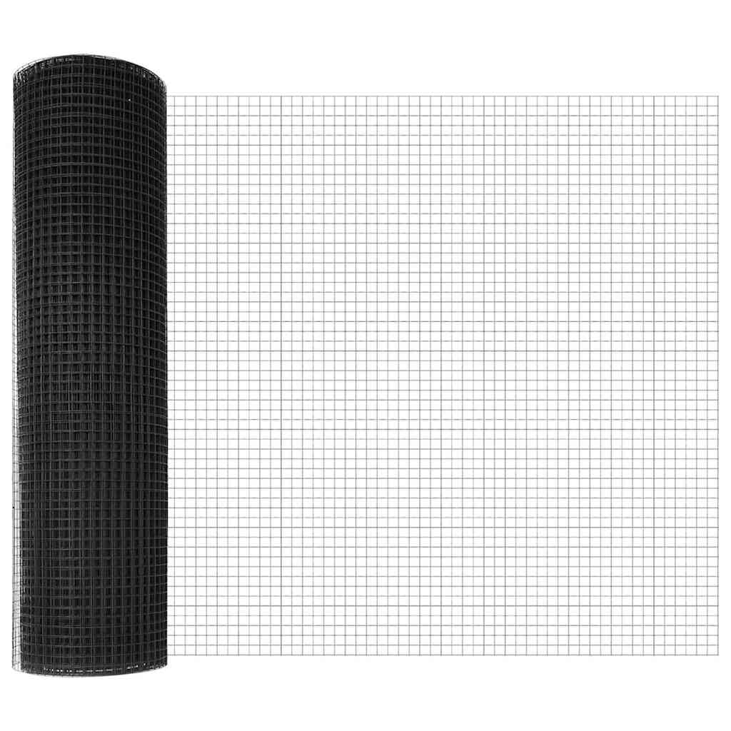 Palo della recinzione Grigio 25 x 0,6 m (mesh 16 x 16 mm)