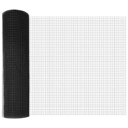 Palo della recinzione Grigio 25 x 0,6 m (mesh 16 x 16 mm)