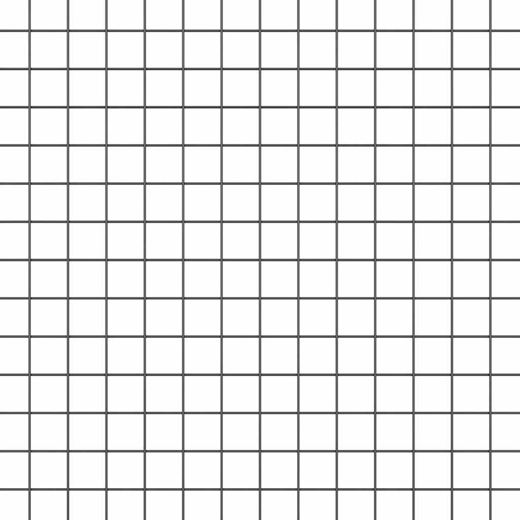 Palo della recinzione Grigio 50 x 0,8 m (rete 19 x 19 mm)