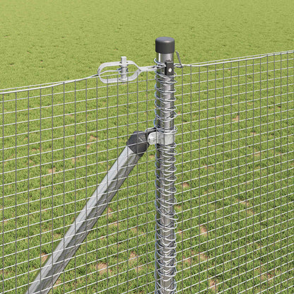 Recinzione in rete saldata con punte 10 x 1,2 m (P x A)