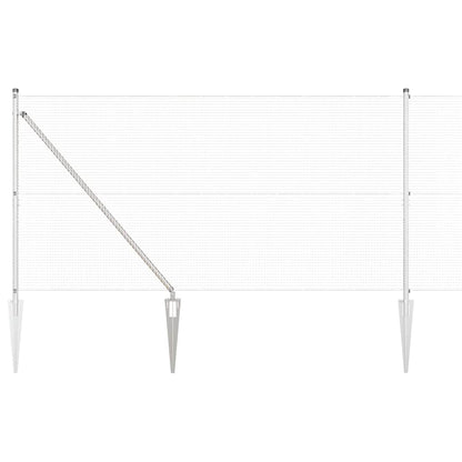 Recinzione in rete saldata con punte 10 x 1,2 m (P x A)