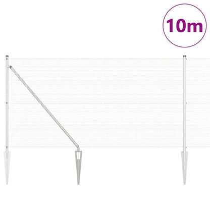 Recinzione in rete saldata con punte 10 x 1,2 m (P x A)
