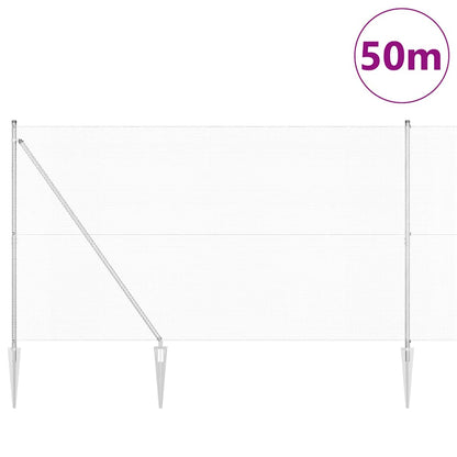 Recinzione in rete saldata con punte 50 x 1,5 m (L x H)