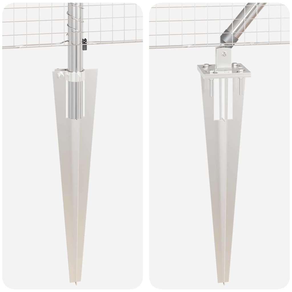 Palo della recinzione Argento | homemem39