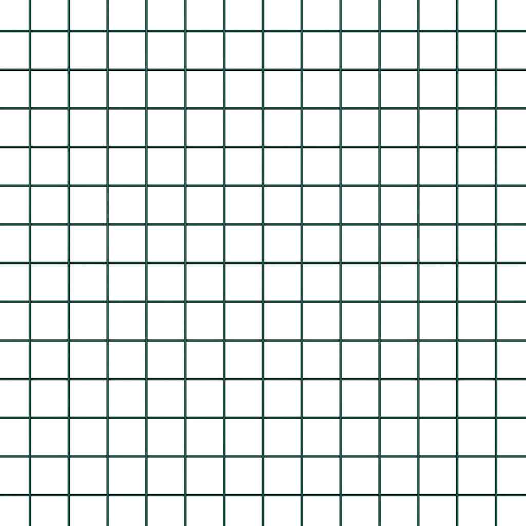 Recinzione in rete saldata con punte Acciaio e PVC Verde Rete | homemem39