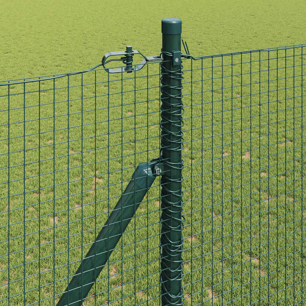 Recinzione in rete saldata con punte Acciaio e PVC Verde Rete | homemem39