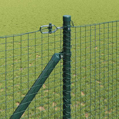Recinzione in rete saldata con punte Acciaio e PVC Verde Rete | homemem39