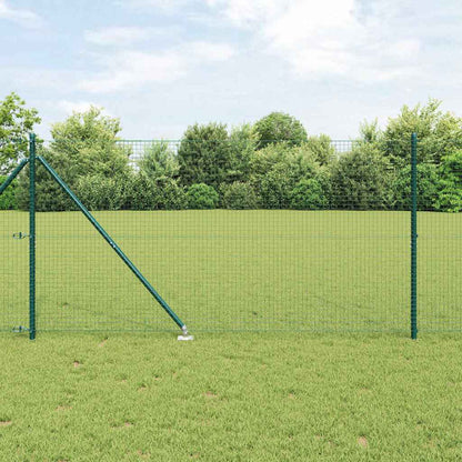 Recinzione in rete saldata con punte Acciaio e PVC Verde Rete | homemem39