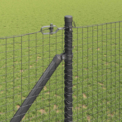 Recinzione in rete saldata con punte Acciaio e PVC Grigio Rete | homemem39