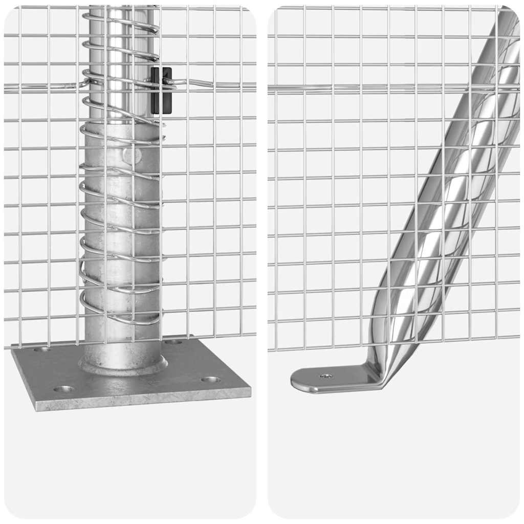 Palo della recinzione Argento | homemem39