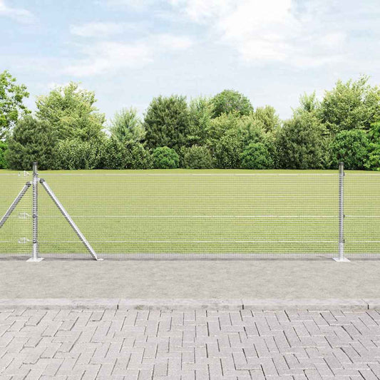 Recinzione Metallica Saldato con Base in Cemento 100 x 0,6 m