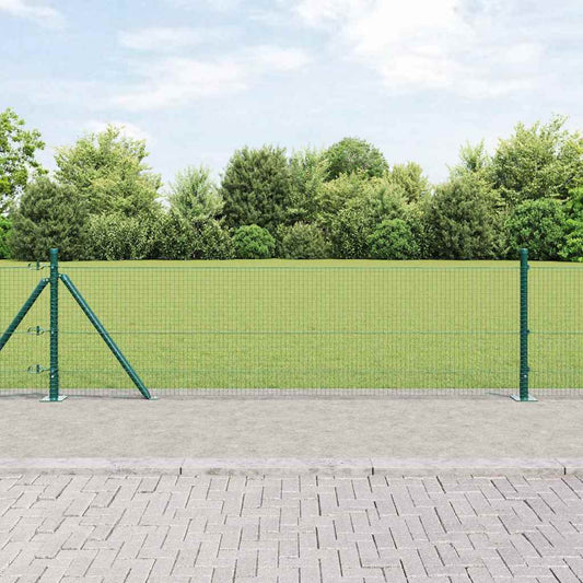 Recinzione Metallica Saldato con Base in Cemento 50 x 0,4 m