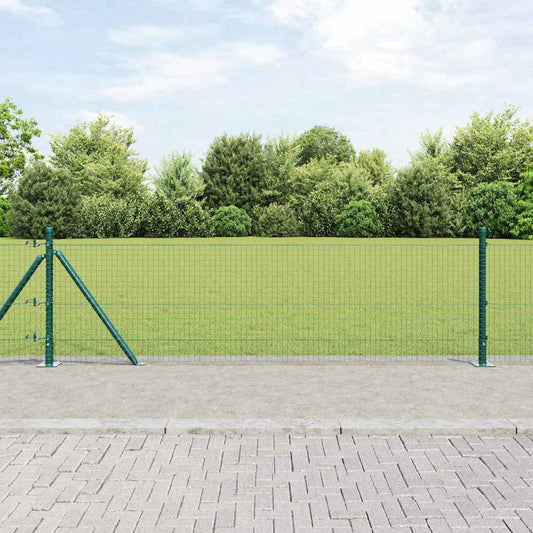 Recinzione Metallica Saldato con Base in Cemento 100 x 0,4 m