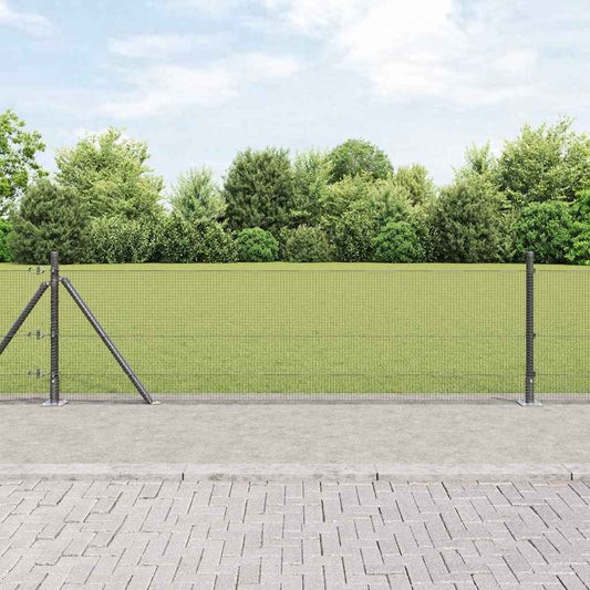 Recinzione Metallica Saldato con Base in Cemento 50 x 0,6 m