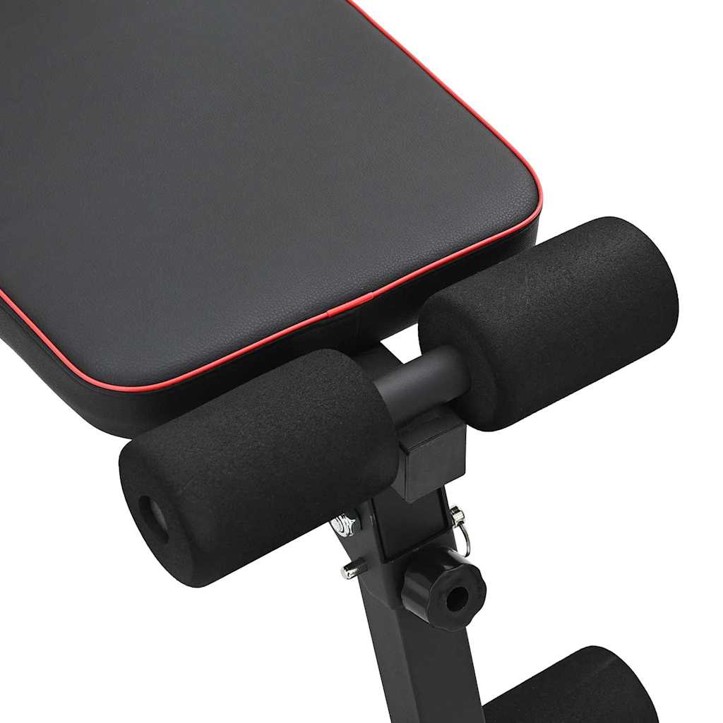 Panca per pesi Nero 131 x 41 x 110 cm | homemem39
