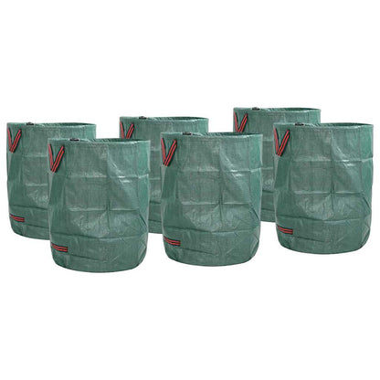 Sacchi per Rifiuti da Giardino 12 pcs Verde 66 x 66 x 83.5 cm