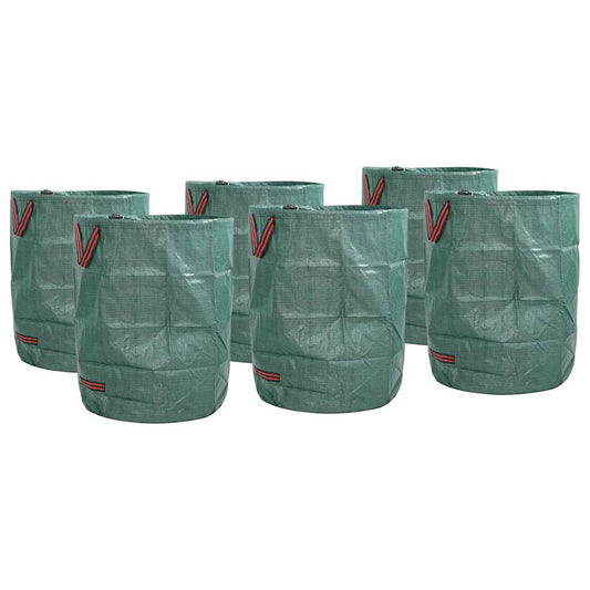 Sacchi per Rifiuti da Giardino 12 pcs Verde 66 x 66 x 83.5 cm