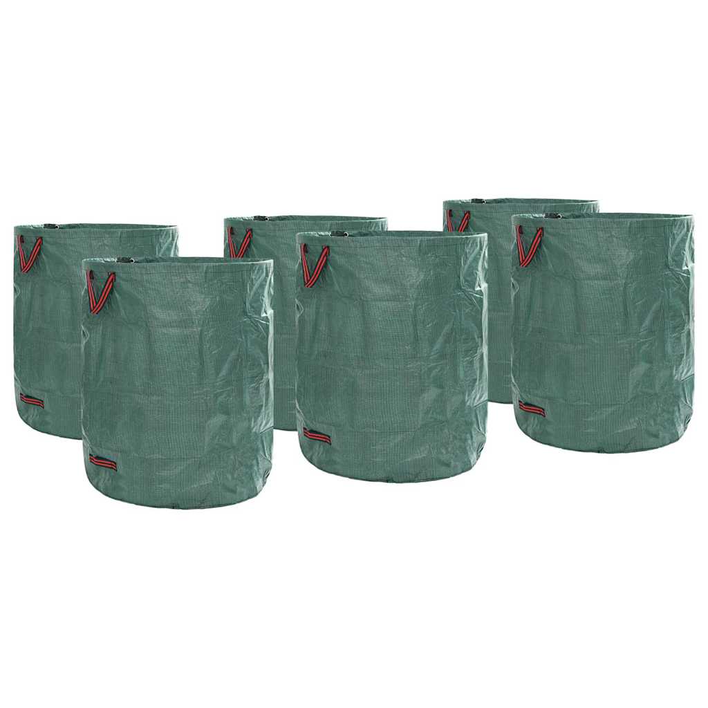Sacchi per Rifiuti da Giardino 12 pcs Verde 79 x 79 x 99.5 cm
