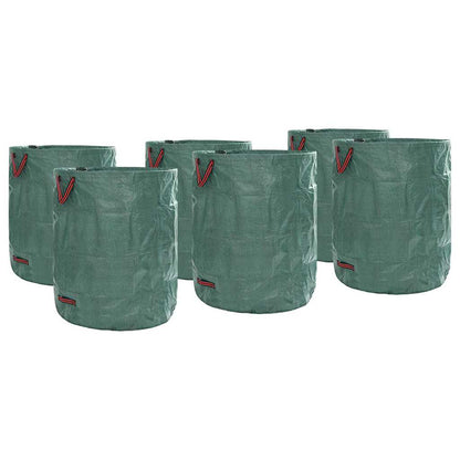 Sacchi per Rifiuti da Giardino 12 pcs Verde 79 x 79 x 99.5 cm